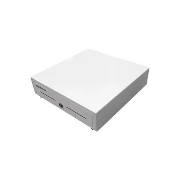 cajon portamonedas blanco